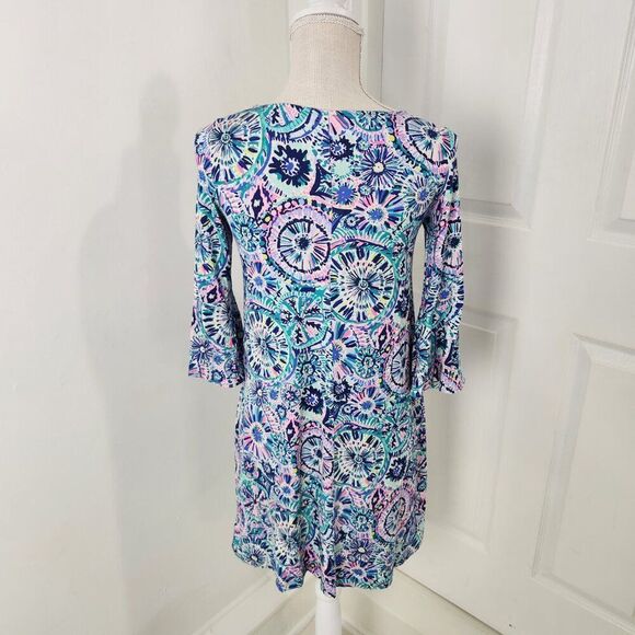 Lilly Pulitzer Dress Womens XS Ophelia Multi The Swim Resort Cruise Vacy Beachy - Picture 4 of 13